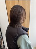 結べる切りっぱなしボブ(前髪なし)