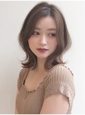 前髪 ネビージュ ボブルフ 黒髪 ワンレン 小顔 "