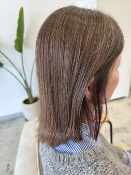 アン(an) 春オススメラベンダー×さりげなピンクイヤリングカラー