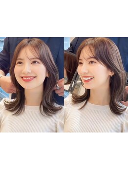 ゆったり過ごせる理想の贅沢時間カウンセリングにこだわり理想のへア［表参道／表参道ボブ/前髪/ボブ］