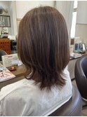 ウルフボブ スモーキーアッシュ 髪質改善トリートメント