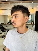 ツーブロックショート