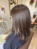 【平日午後限定♪】カット+カラー+カシミヤタッチ髪質改善TR&SPA(20分)￥11200