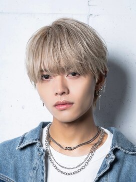 オーシャントーキョーウエスト 心斎橋 (OCEAN TOKYO WEST) メンズヘアナチュラルシースルーマッシュウルフ