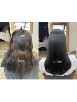 うねりやパサつきが気になる方におすすめの酸性ストレート◎【新宿/代々木/ショート/ボブ/レイヤー】