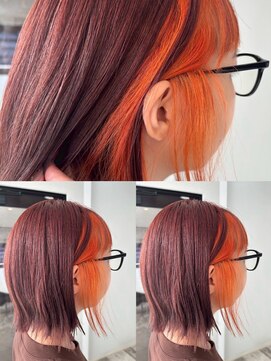 アフェクト 上大岡(affect) くびれヘア/アプリコットオレンジ/夏のヘアアレンジ/上大岡