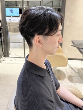 カインド 南青山(hair&make up KIND) ニュアンスサーフショートセンターパートフェザーパーマ外苑前