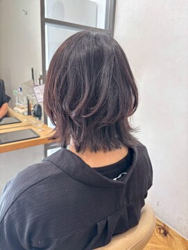 ヘア ルーナ バイ アプリーレ(hair lune by Aprire) レイヤーカットくびれミディアムスタイル小顔似合わせカット