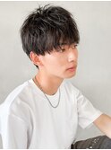 小顔カットデジタルパーマアップバングイメチェン前髪パーマ