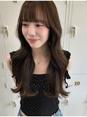 ヘーゼルブラウン/顔周りカット/透明感カラー/似合わせヘア