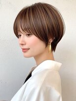 アビリタ(abilita)&nbsp;ショート 丸みショート 美人ショート 前髪 白髪ぼかし 30代40代