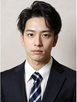 サロンリベルテ(salon Liberte) ビジネスカジュアル64パートアップバングツーブロックマッシュ