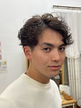 ユイマァル 倉敷店(YUIMARL) メンズスタイル20代30代40代ツイストスパイラルパーマ刈り上げ
