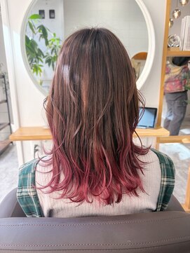 アムヘアー(A.M. hair) グラデーションカラー/アンブレラカラー/ハイライト/ウルフ