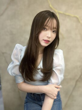 ロンドガーネット 池袋(Lond garnet) オリーブグレー/レイヤーカット/黒髪/マロンベージュ/池袋