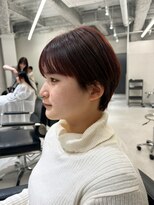 ヌーヴェル(nouvelle)&nbsp;コンパクトショート×チェリーレッド