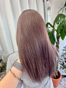 アミリー ひたち野うしく店(Amily) ハイライトバレイヤージュダブルカラーケアブリーチ20代30代