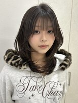 アイトーキョーエス 渋谷(AI TOKYO S)&nbsp;着物ヘア/大人ガーリー/ダークアッシュ/似合わせカット/渋谷
