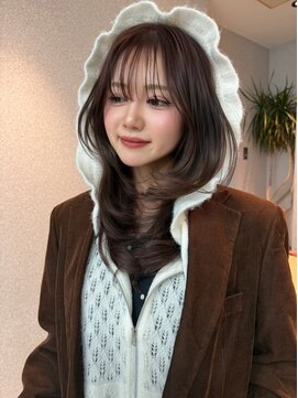 天神美容室 『福岡美容室ayana』韓国ヘア/学割/当日予約/ラベンダーブラウン