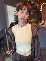 イトシテ&nbsp;マッシュショート×アッシュブラウン【本多身和子】