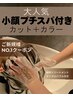 ♪新規様おすすめ♪カット+肌映えカラー+大人気小顔プチスパ+Tr+バブル 9500