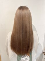 ミモザワークス ヘアアレンジ ミルクティーブラウン