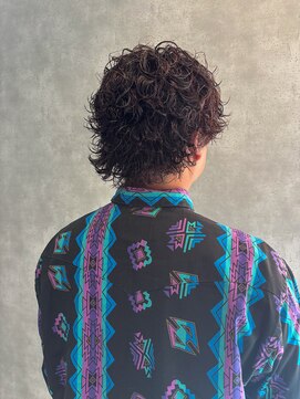 メンズサロン ルーブ 新潟(メンズサロンLOOB) 緩め波巻きスパイラルパーマシャドウパーマメンズウルフカット