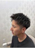 アップバングショート
