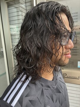 ドロップ ロングパーマ
