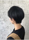 マニッシュショート_ネイビーカラー_エッジショート1014