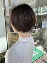 アッシュ 等々力店(Ash) 時短で決まるナチュラルショートボブ