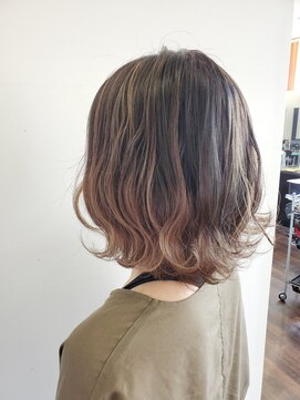 ヘアーフラワー(hair. flower) バレイヤージュカラー♪