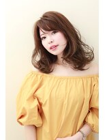 オアシスアヴェダ(OASIS AVEDA) 大人かわいいゆるふわミディアム♪