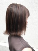 【GLOSS 心斎橋】ナチュラルハイライトデザイン