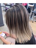 グレージュカラー/シルキーベージュ/艶髪ボブ[千葉/千葉中央]