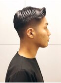バーバースタイル　サイドパート　アップバング　【札幌】