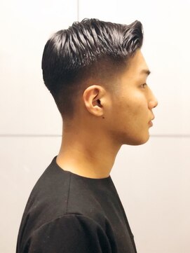 ディスイズバーバー(THIS IS BARBER) バーバースタイル　サイドパート　アップバング　【札幌】