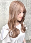 ワンブリーチで作るミルクティーカラー用賀