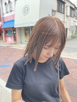 コレット 宇都宮(collet Gigi)&nbsp;前髪/マチルダボブ/ピンクベージュ/インナーグレージュ/ボブ