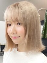 ウィコ 新宿(WICO)&nbsp;ミルキーベージュ[新宿駅/斜めバング/グレージュカラー]