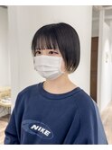 前上がりボブ / インナーカラー / ホワイトベージュ