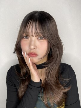 イフイイズカ (Ifh iizuka) face layer × dark brown