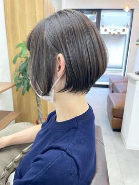 ランプ(Lamp) 白髪染め/髪質改善/中野/ボブショート ビフォアー&アフター