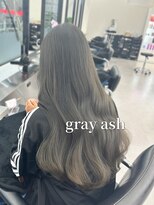 アルドーレフィエロ シンサイバシ(Ardore fiero shinsaibashi) アッシュグレージュ☆ブリーチなしカラー【小山田繭】