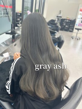 アルドーレフィエロ シンサイバシ(Ardore fiero shinsaibashi) アッシュグレージュ☆ブリーチなしカラー【小山田繭】