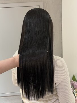 ヨーク(YOKE) 【YOKE】縮毛矯正ストレートダークグレー髪質改善艶髪