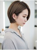 美髪/ワイドバング/レイヤーカット/くすみベージュ/新小岩駅