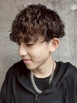 アルフレッド 平針店(alfRed)&nbsp;ツイストスパイラルパーマ スパイラルパーマ マッシュ 刈り上げ