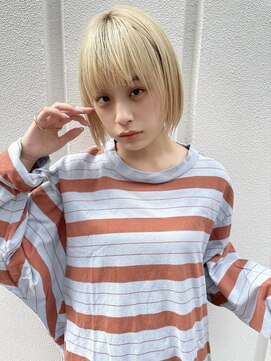 ソト 銀座(soto.) ハイライトカラー/くびれヘア/レイヤーパーマ/ミニボブ[銀座]