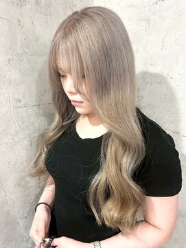 アフィナー(Afinar) 【横浜/横浜駅】くすみベージュ×艶ロングで柔らかさUP♪